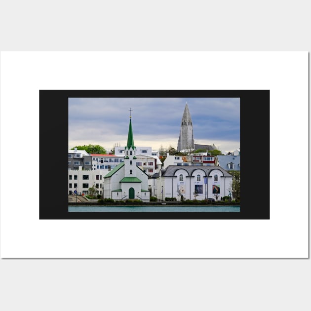 Reykjavik Cityscape Iceland Wall Art by MartynUK